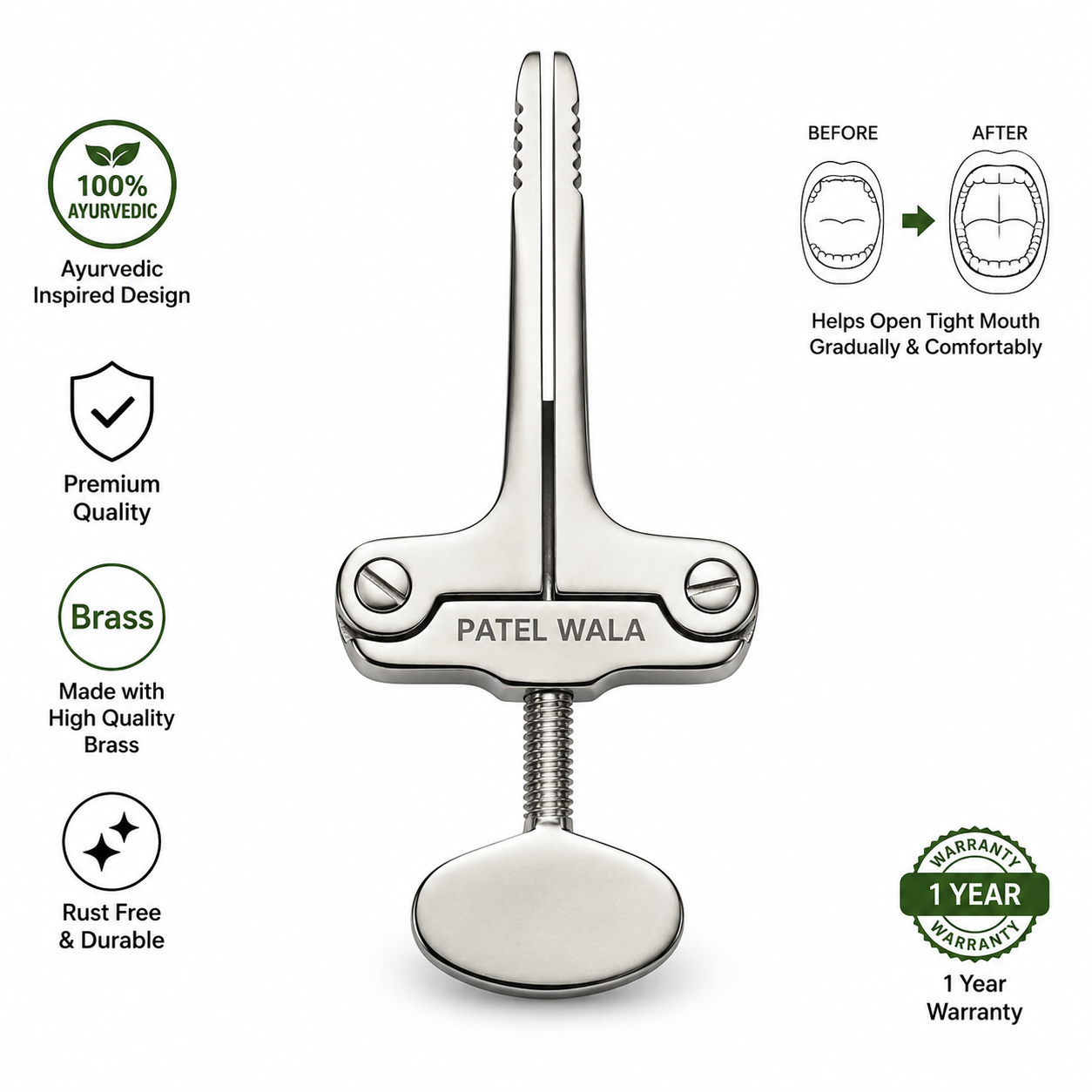 Metal Mouth Opening Tool
