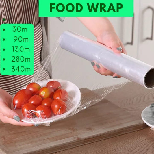 Food Grade Cling Wrap Film for Food, Fruit, Microwave Heating | Plastic Food Wrapping, Freshness Seal, Catering & Storage - THELI